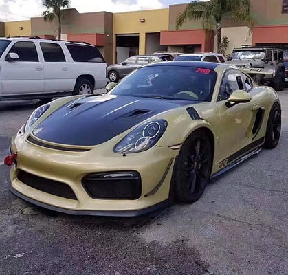 Produkte aus Kohlenstofffasern für Porsche 981 Boxster Kohlenstofffaserkappe 981 Kohlenstofffaser Motorluftschutzdeckel 2013-2015