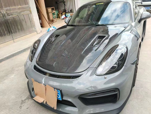 Produkte aus Kohlenstofffasern für Porsche 981 Boxster Kohlenstofffaserkappe 981 Kohlenstofffaser Motorluftschutzdeckel 2013-2015