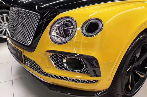 Für den Bentley Bentayga Carbon Fiber Body Kit Bentayga aktualisiert den W12 Style Carbon Fiber Front Lip Diffuser Spoiler