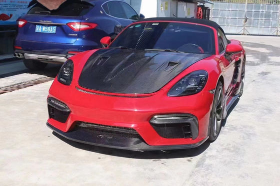 Hochwertige Carbonfaser-Abdeckung für Porsche 718 Boxster