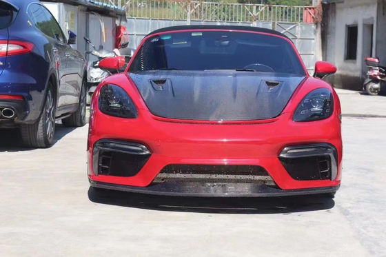 Hochwertige Carbonfaser-Abdeckung für Porsche 718 Boxster