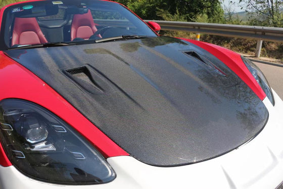 Hochwertige Carbonfaser-Abdeckung für Porsche 718 Boxster