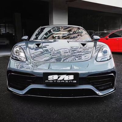 Neues Produkt für Porsche 718 Boxster Karosserie-Kit 718 Upgraded PD-Stil Front- und Heckstoßfänger Tuyere Spoiler