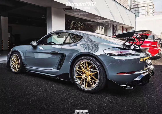 Neues Produkt für Porsche 718 Boxster Karosserie-Kit 718 Upgraded PD-Stil Front- und Heckstoßfänger Tuyere Spoiler