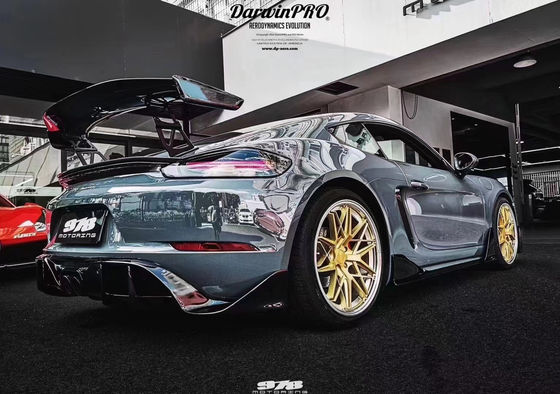 Neues Produkt für Porsche 718 Boxster Karosserie-Kit 718 Upgraded PD-Stil Front- und Heckstoßfänger Tuyere Spoiler