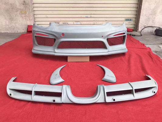 PU-Kunststoffprodukte für Porsche Boxster 981 Body Kit Boxster 981 Upgraded GT4 Vorder- und Rückstoßfänger Spoiler