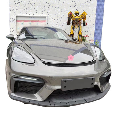 PP-Kunststoff 718 Boxster-Karosserie-Kit 718 GT4-Style-Upgrade Vorder- und Hinterstoßfänger Spoiler