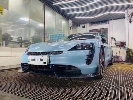 Autoteile für Porsche Taycan Kohlenstofffaserkörper Kit Taycan Upgrades MSY Stil Front Schaufel Diffuser Spoiler Körper Kit