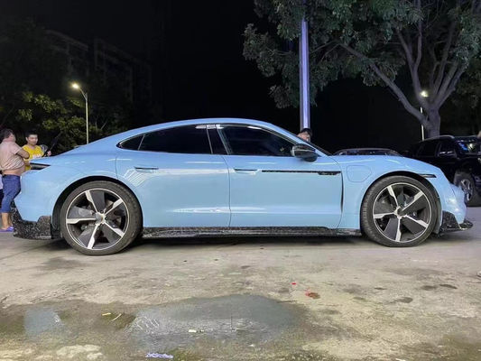 Autoteile für Porsche Taycan Kohlenstofffaserkörper Kit Taycan Upgrades MSY Stil Front Schaufel Diffuser Spoiler Körper Kit
