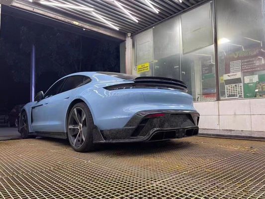 Autoteile für Porsche Taycan Kohlenstofffaserkörper Kit Taycan Upgrades MSY Stil Front Schaufel Diffuser Spoiler Körper Kit
