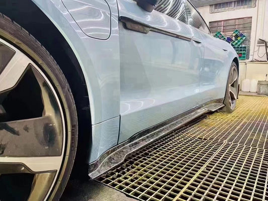 Autoteile für Porsche Taycan Kohlenstofffaserkörper Kit Taycan Upgrades MSY Stil Front Schaufel Diffuser Spoiler Körper Kit