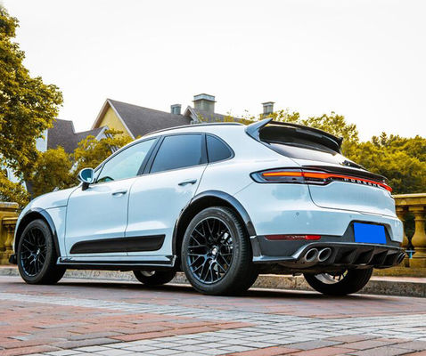 High Quality Carbon Fiber Kit Macan Body Kit für Macan Vorder- und Rückseite Röcke Spoiler Breite Bodyki