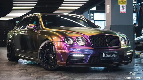 Schwarz 2013 Bentley Flying Spur Body Kit Vorder- und Rückstoßfänger Spoiler Auspuffkit
