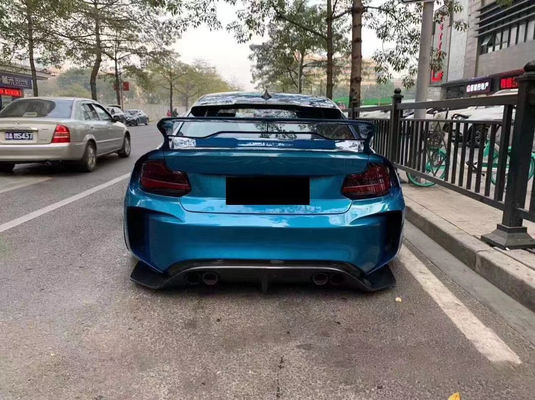 Für BMW F22 F87 2er M2 Body Kit M2 M235 Upgrade IMP Style Vorder- und Rückstoßfänger-Spoiler Breite Karosserie