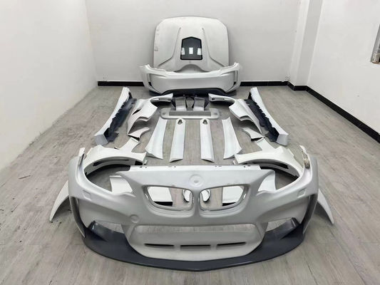 Für BMW F22 F87 2er M2 Body Kit M2 M235 Upgrade IMP Style Vorder- und Rückstoßfänger-Spoiler Breite Karosserie