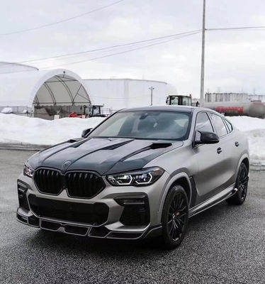 Warmverkauf G06 X6 Kohlenstofffaserkörper-Kit Forbmw X6 Kohlenstofffaser Front Schaufel Rücken Diffusor Spoiler Cover