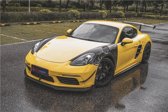 Neues Produkt für Porsche Cayman Carbon Fiber Tuyere 718 Boxster Carbon Fiber Seitenluftanschluss