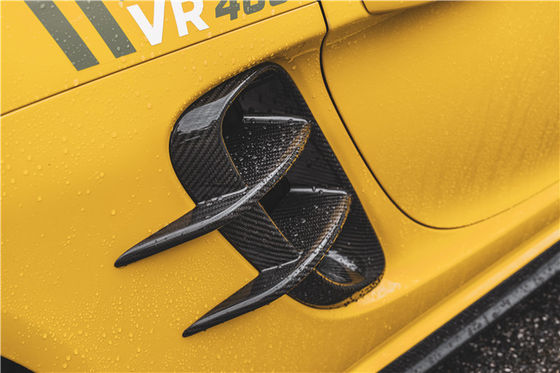 Neues Produkt für Porsche Cayman Carbon Fiber Tuyere 718 Boxster Carbon Fiber Seitenluftanschluss