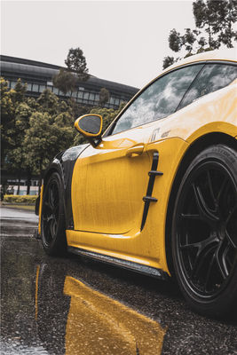 Neues Produkt für Porsche Cayman Carbon Fiber Tuyere 718 Boxster Carbon Fiber Seitenluftanschluss