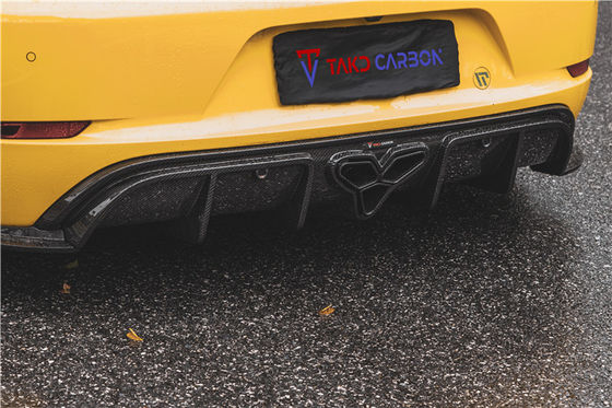 Für Porsche 718 Boxster Cayman Karosserie-Kit Kohlenstofffaser Material 718 Kohlenstofffaser Hinterdiffuser EVO Style 718 Kohlenstofffaser Karosserie-Kit