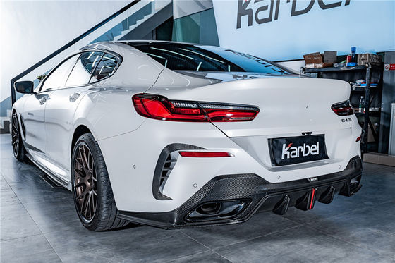 Warmverkauf G14 G15 G16 840i 850i Kohlenstofffaserkörper-Kit Forbmw 8 Serie Vorder Schaufel Hinter Diffusor-Spoiler