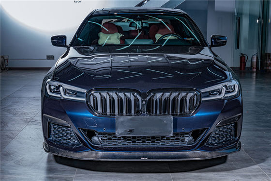 Warmverkauf G30 G38 530i Kohlenstofffaserkörper für BMW 5er Reihe Kohlenstofffaser Front Schaufel Hinter Diffusor Spoiler