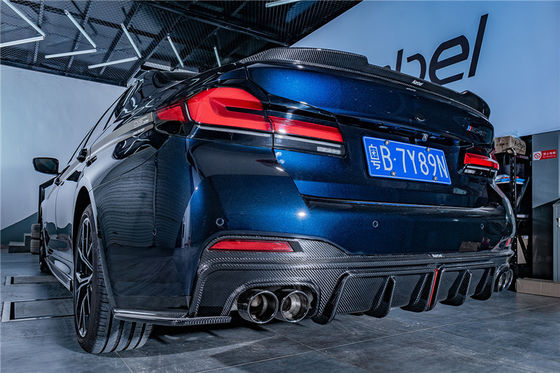 Warmverkauf G30 G38 530i Kohlenstofffaserkörper für BMW 5er Reihe Kohlenstofffaser Front Schaufel Hinter Diffusor Spoiler
