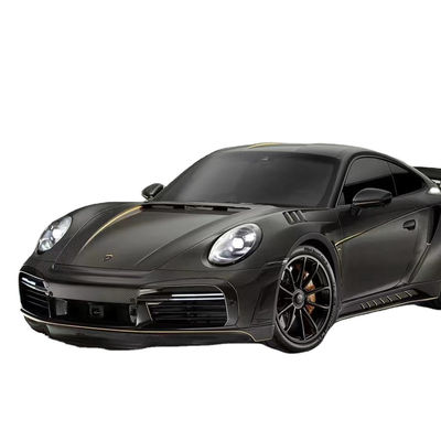 Autoteile für Porsche 911 992 Karosserie-Kit Trockenes Kohlenstofffasermaterial 911 992 Upgraded TOPCAR Style Karosserie-Kit Spoiler