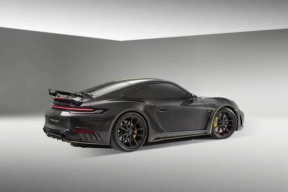 Autoteile für Porsche 911 992 Karosserie-Kit Trockenes Kohlenstofffasermaterial 911 992 Upgraded TOPCAR Style Karosserie-Kit Spoiler