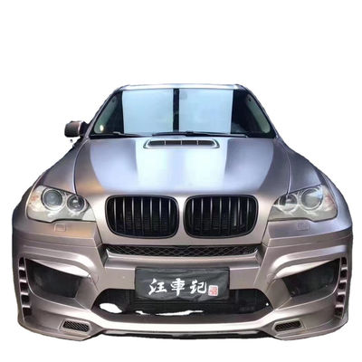 Für BMW E70 E71 X5 Body Kit FPR Material X5 E70 E71 Upgrade PD Style Vorder- und Hinterstoßfänger Breitkörper