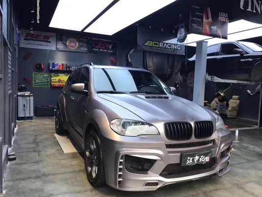 Für BMW E70 E71 X5 Body Kit FPR Material X5 E70 E71 Upgrade PD Style Vorder- und Hinterstoßfänger Breitkörper