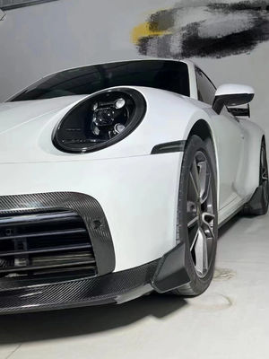 Autoteile für Porsche 911 992 Kohlenstofffaserkörper-Kit 911 992 Upgraded Bras-Stil Front Schaufel Diffuser Spoiler-Körper-Kit