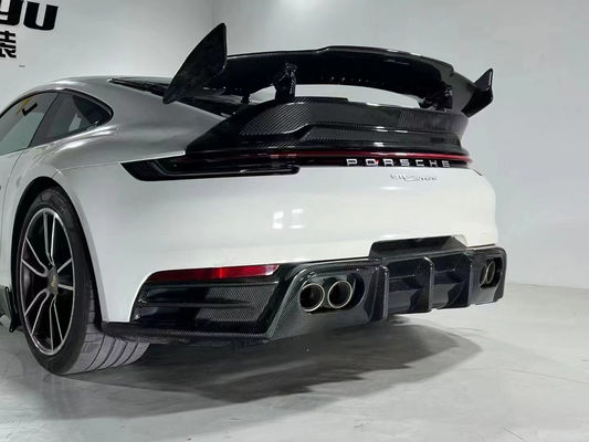 Autoteile für Porsche 911 992 Kohlenstofffaserkörper-Kit 911 992 Upgraded Bras-Stil Front Schaufel Diffuser Spoiler-Körper-Kit
