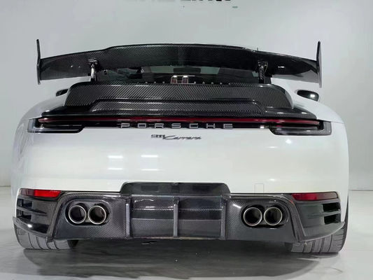Autoteile für Porsche 911 992 Kohlenstofffaserkörper-Kit 911 992 Upgraded Bras-Stil Front Schaufel Diffuser Spoiler-Körper-Kit