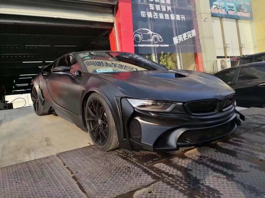 Für BMW I8 Kohlenstofffaserkörper-Kit I8 Upgrade Energie-Stil Front- und hinteren Stoßfänger Spoiler Widebody Kit