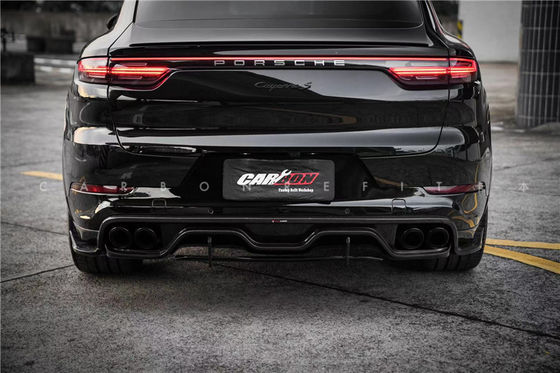 Autoteile für Porsche Cayenne Faser Körper Kit Cayenne Kohlenstofffaser Front Spreader Spoiler