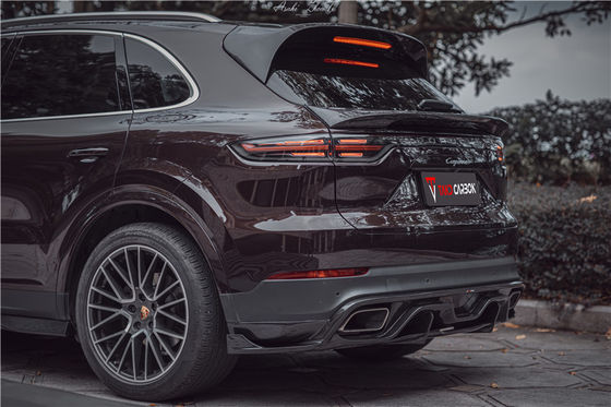Autoteile für Porsche Cayenne Faser Körper Kit Cayenne Kohlenstofffaser Front Spreader Spoiler