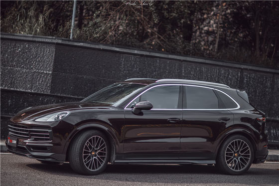 Autoteile für Porsche Cayenne Faser Körper Kit Cayenne Kohlenstofffaser Front Spreader Spoiler