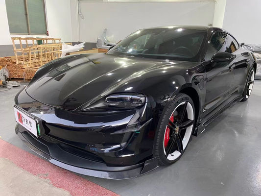 Autoteile für Porsche Taycan Kohlenstofffaserkörper Kit TAYCAN Upgrade REVOZPORT Stil Front Schaufel Diffuser Spoiler Körper Kit