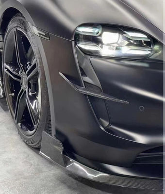 Autoteile für Porsche Taycan Kohlenstofffaserkörper Kit TAYCAN Upgrade REVOZPORT Stil Front Schaufel Diffuser Spoiler Körper Kit