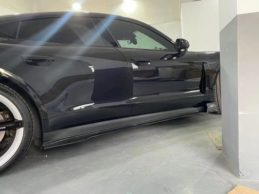 Autoteile für Porsche Taycan Kohlenstofffaserkörper Kit TAYCAN Upgrade REVOZPORT Stil Front Schaufel Diffuser Spoiler Körper Kit
