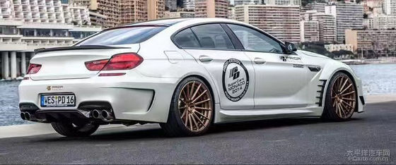 Für BMW 6er F12 F13 Karosserie-Kit FPR Material F12 F13 Upgraded Prior Design Style Karosserie-Kit Spoiler