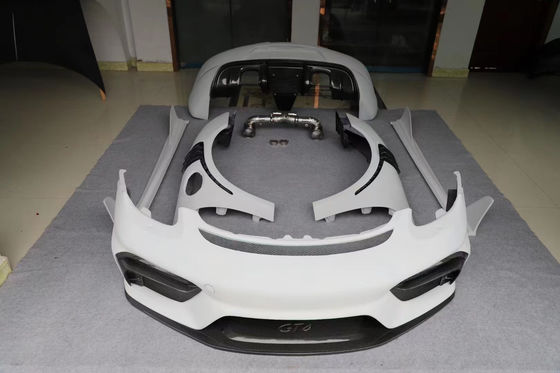 Autoteile für Porsche 981Boxster Cayman Body Kit 981Boxster Cayman Upgraded GT4-Style Vorder- und Rückstoßfänger Body Kit