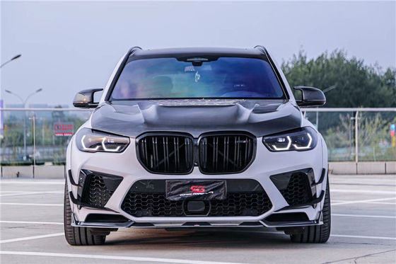 Autoteile Kohlenstofffaserkörper-Kit für BMW X5M X5M Kohlenstofffaserkappe X5M Front Schaufel Diffusor Spoiler X5M Breitkörper-Kit