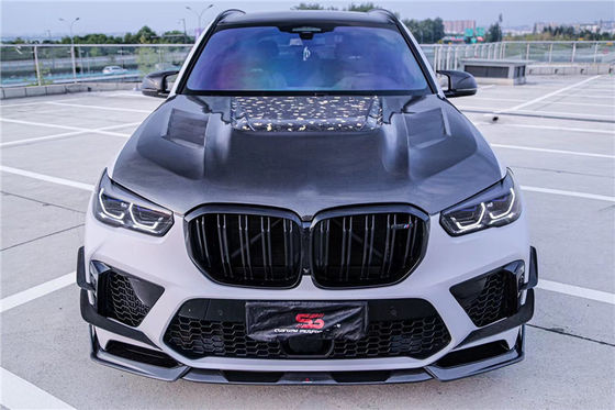 Autoteile Kohlenstofffaserkörper-Kit für BMW X5M X5M Kohlenstofffaserkappe X5M Front Schaufel Diffusor Spoiler X5M Breitkörper-Kit