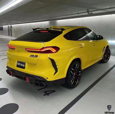 Autoteile für BMW X6M F96 Kohlenstofffaserkörper-Kit X6M F96 Upgraded LARTE Design Style Front Schaufel Diffuser Spoiler-Körper-Kit