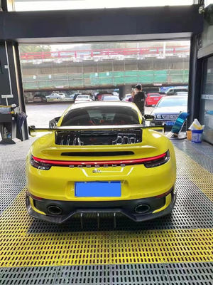für Porsche 992 Kohlenstofffaser-Körper-Kit 992 Kohlenstofffaser-Vorderlip-Diffusor-Seitenrock-Spoiler