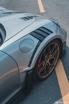 Für Porsche 911 992 Kohlenstofffaserkörper-Kit 992 Upgraded MIW-Stil Front- und Heckbumper Spoiler Hood Breitkörper-Kit