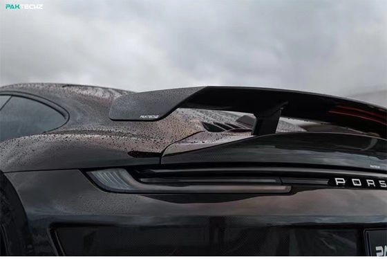 Für Porsche 992 Turbo Kohlenstofffaser Spoiler 992 Turbo Upgrade Paktechz Style Kohlenstofffaser Tail Cover Spoiler