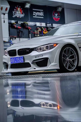 Für BMW M3 M4 F80F82 Kohlenstofffaser-Körper-Kit M3 M4 F80F82 Erweiterte Kohlenstofffaser Front Lippe Front Spoiler